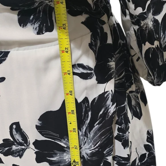 Ark & Co Black and White Floral Maxi Dress - Picture 5 of 6
